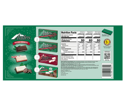 안데스 Andes 글루텐-프리 모듬 민트 초콜렛 4팩 (529g)