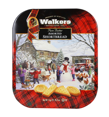 워커스 Walkers 스코트랜드 퓨어버터 쇼트브레드 쿠키 Tin 1kg