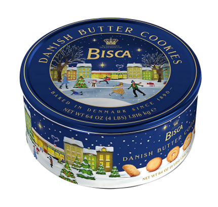 비스카 Bisca 덴마크 100% 천연 버터쿠키 Tin 1.81kg
