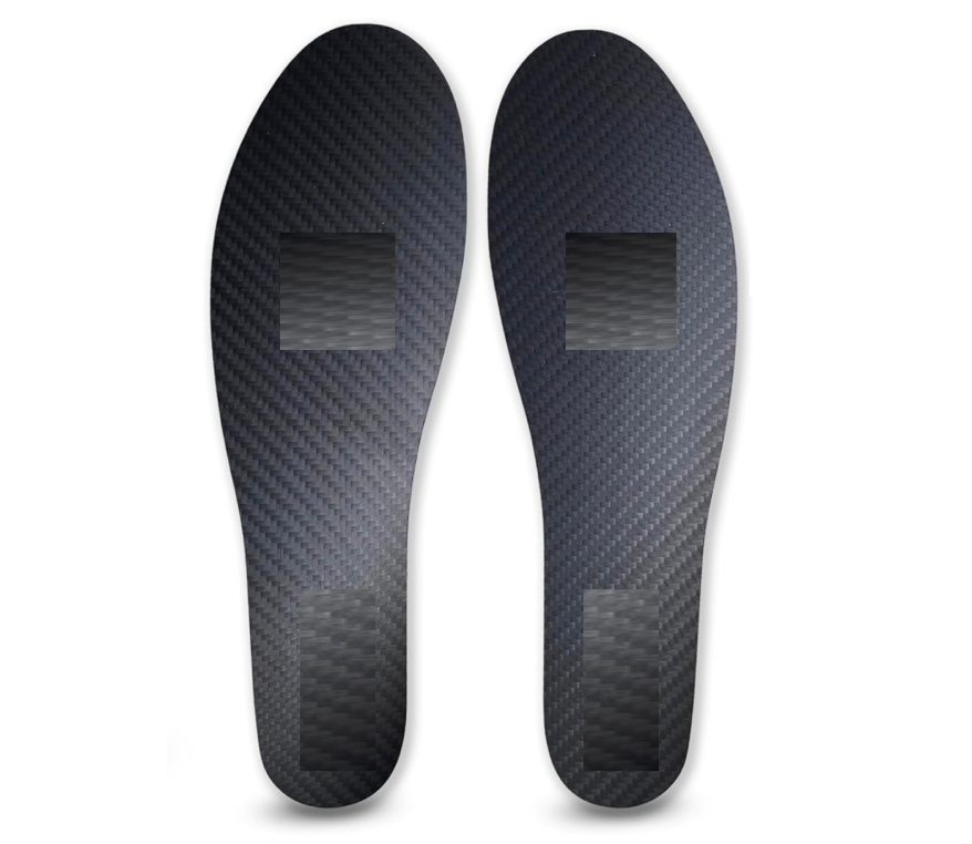 100% 항공우주 등급 탄소섬유 깔창