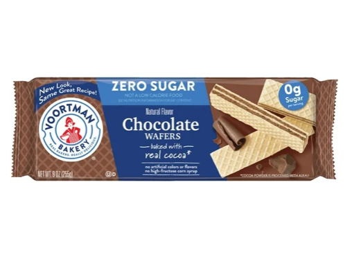 부어트만 슈가-프리 초콜렛 웨하스 255g