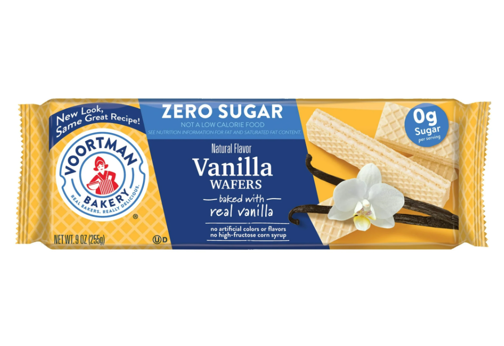 부어트만 슈가-프리 바닐라 웨하스 255g