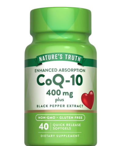 네이처스트루스 Non-GMO 코엔자임 Q10 400mg + 후추 속방형 40 액정