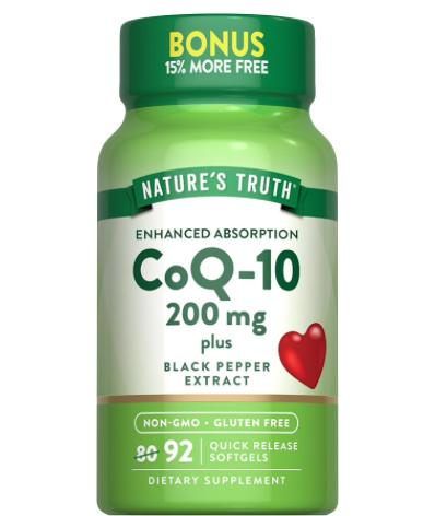 네이처스트루스 Non-GMO 코엔자임 Q10 200mg + 후추 속방형 92 액정
