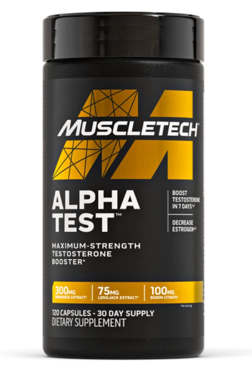 머슬테크 알파테스트 테스토스테론 부스터 120정 (30일)