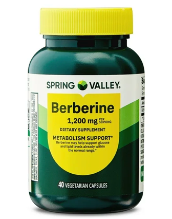 스프링밸리 베르베린 600mg 신진대사 지원 40정