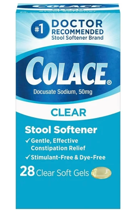 2+ 콜라스 스툴소프너 (대변연화제) 도큐세이트나트륨 50mg 클리어 무색소 소프트젤 28정