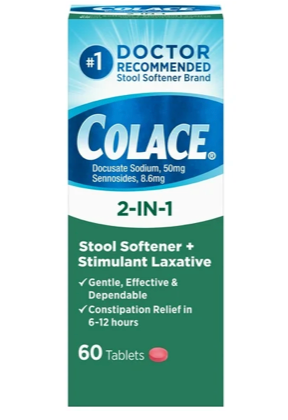 2+ 콜라스 투인원 스툴소프너 (대변연화제 + 변비약) 60정
