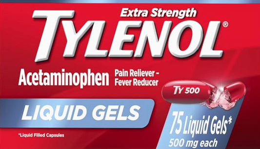 타이레놀 아세트아미노펜 500mg 리퀴드젤 75정