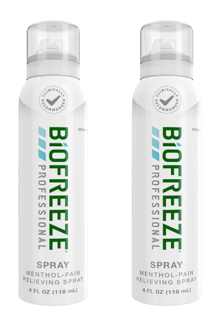 바이오프리즈 멘톨 5% 프로페셔널 관절/근육통 360° 스프레이 118ml 2개 (236ml)