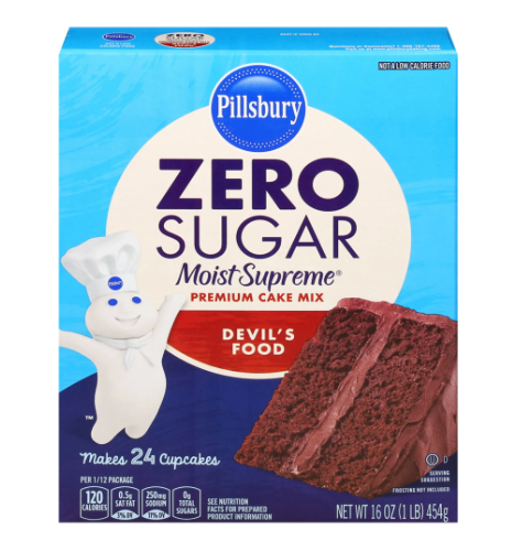 필즈베리 제로슈가 초콜렛 케이크 & 컵케이크 믹스 454g 2팩 (908g)