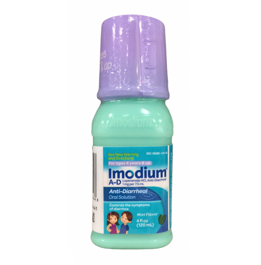 이모디움 키즈 A-D 로페라미드 HCl 1mg 설사 완화 지사제 120ml 2병 (240ml)
