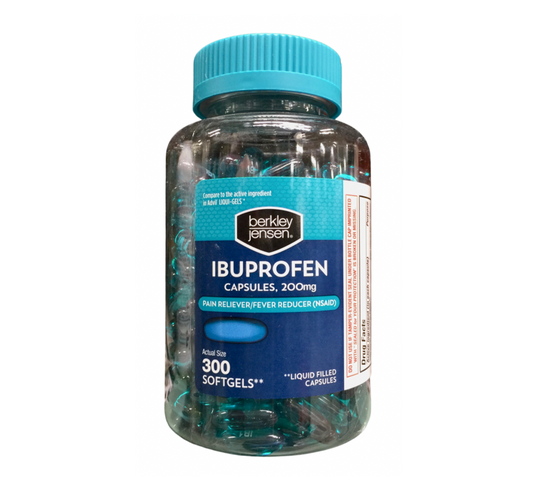 버클리젠슨 이부프로펜 200mg 통증 완화·해열 소프트젤 480정