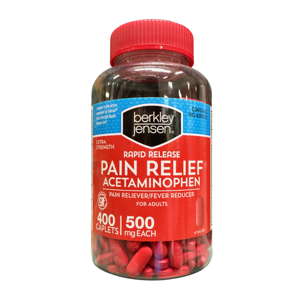버클리젠슨 아세트아미노펜 500mg 통증 완화·해열 젤캡 400정