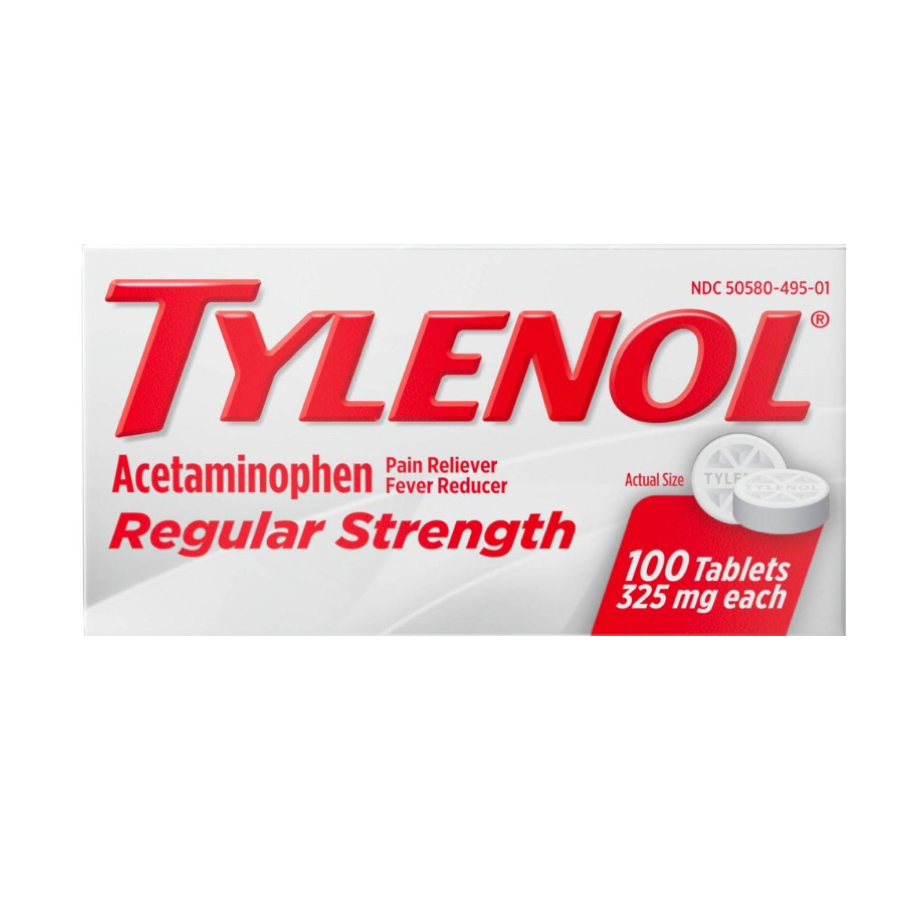 타이레놀 레귤러 스트렝스 325mg 진통·해열제 100정