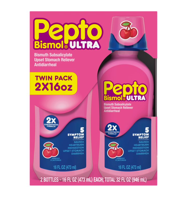 펩토 비스몰 울트라 2배 농축 위장 증상 완화 액상 473mL 2병 (946mL)
