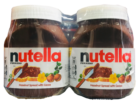 누텔라 Nutella 초콜렛 헤이즐넛 스프레드 740g 2개 (1.48kg)