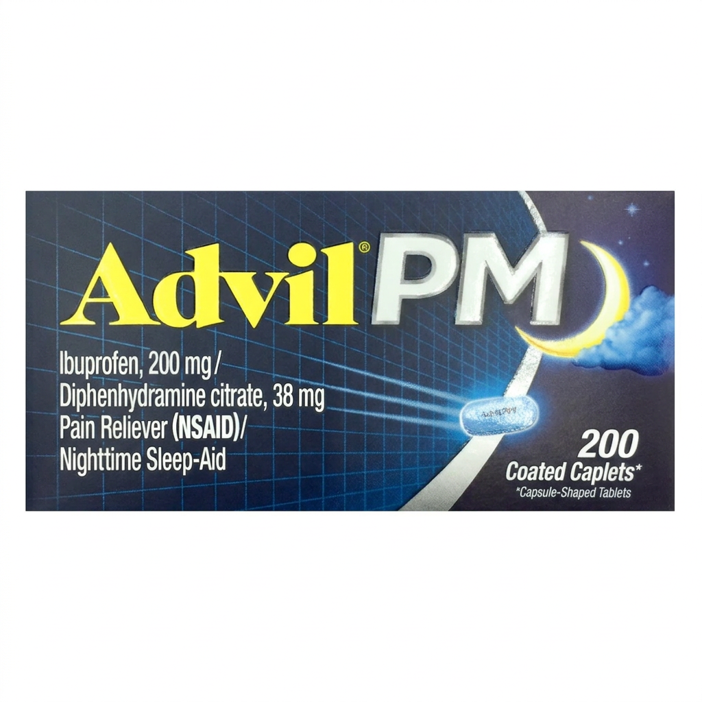좌우 여백을 넉넉히 둔 애드빌 PM 200정 정사각형 이미지