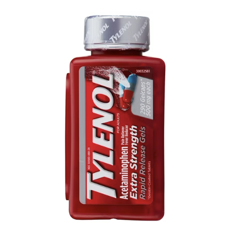 타이레놀 래피드 릴리즈 아세트아미노펜 500mg 통증 완화·해열 젤캡 290정