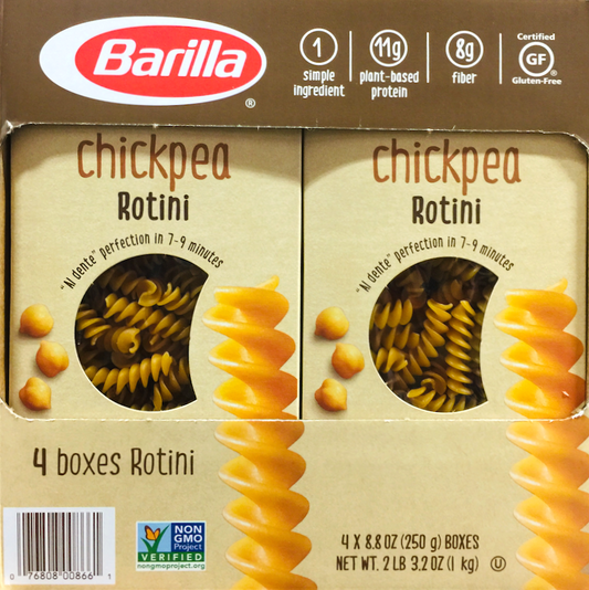 바릴라 Barilla Non-GMO/글루텐-프리 병아리콩 로티니 250g 4개 (1kg)