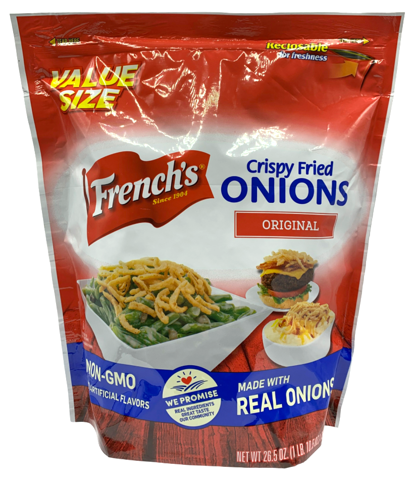 프렌치 French's Non-GMO 크리스피 프라이드 어니언 샐러드 토핑 751g