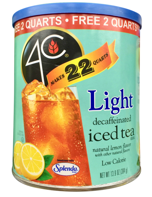 4C 라이트 디카페인 무설탕 레몬 아이스티 21L (394g)