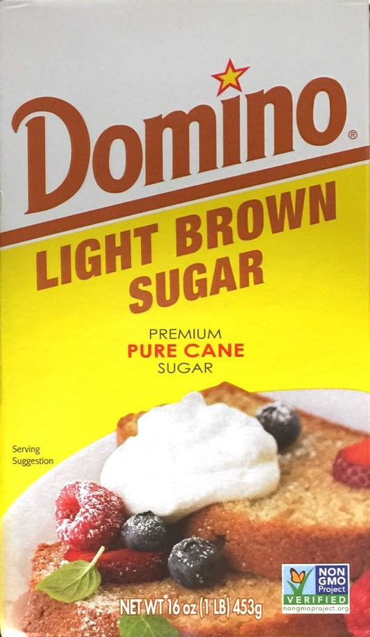 도미노 Domino Non-GMO 라이트 브라운 설탕 453g