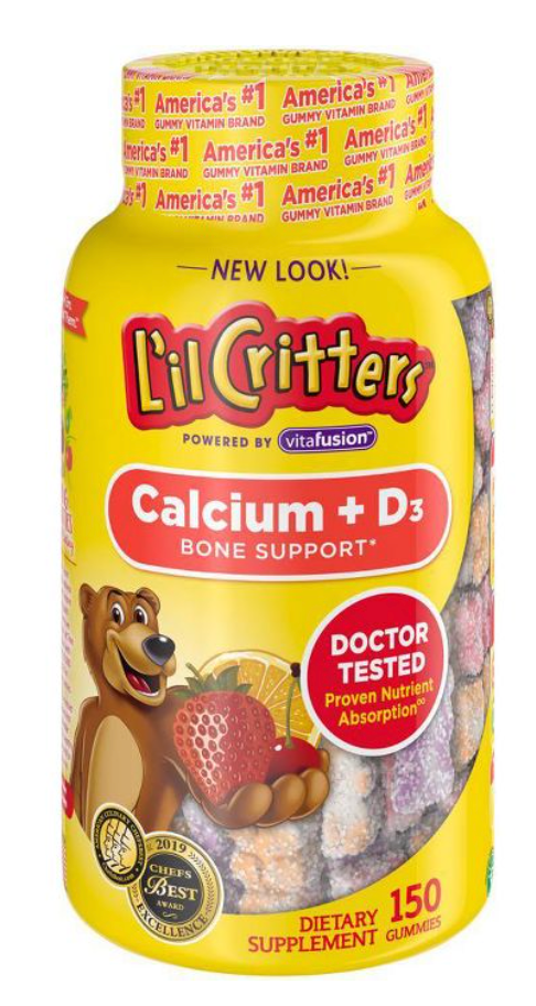 2+ 릴크리터 Lil Critter 칼슘 + D3 거미 150정