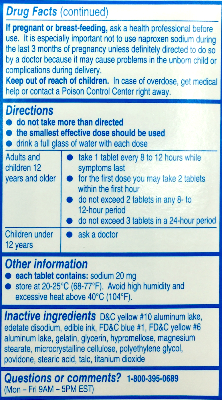 바이엘 Bayer 알레브 나프록센나트륨 220mg 리퀴드젤 80정