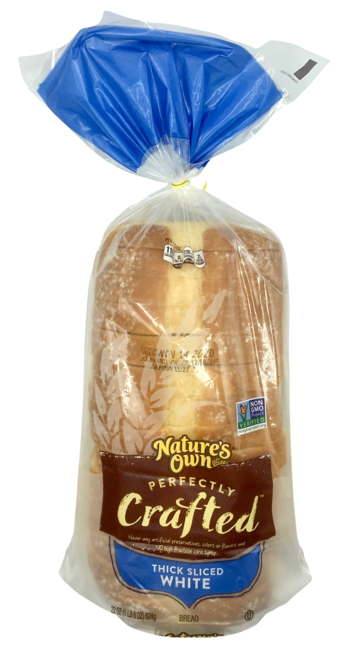 네이처스오운 Nature's Own Non-GMO 방부제-프리 화이트 식빵 627g