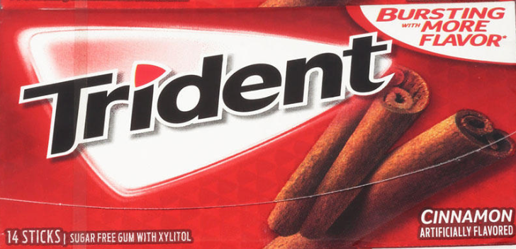 트라이덴트 Trident 계피 무설탕 껌 15ct (210pc)