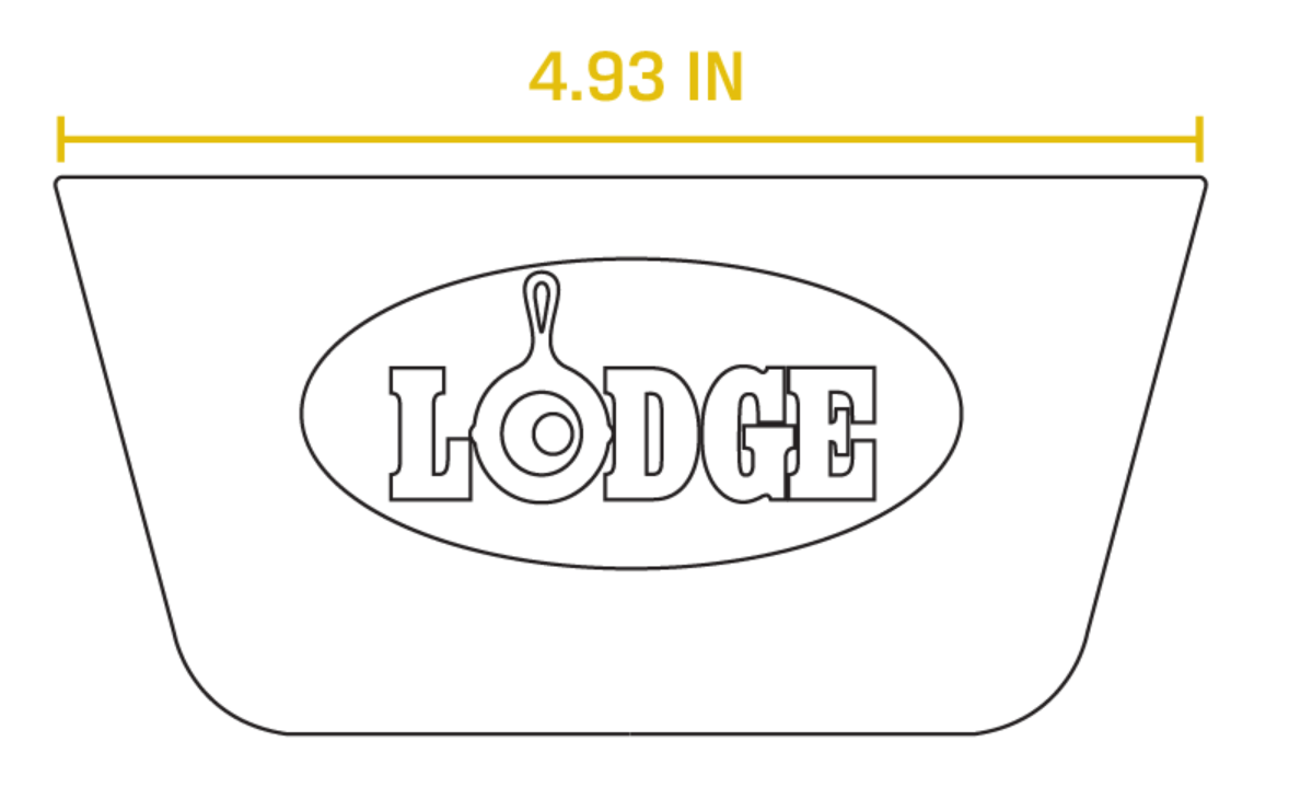 롯지 Lodge 230°C 내열 실리콘 어시스트 핸들 홀더 4.9" Red 2pc