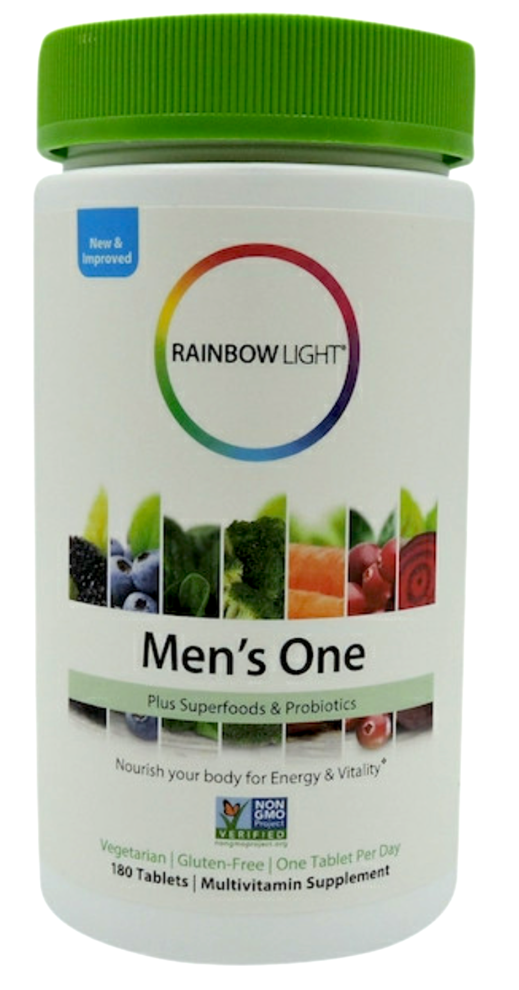 레인보우라이트 Rainbow Light Non-GMO 맨즈원 + 수퍼푸드 & 유산균 180정