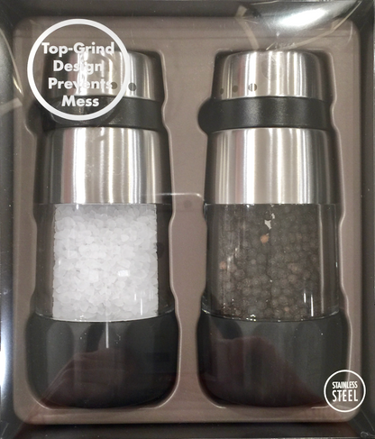 옥소 OXO BPA-프리 솔트 & 페퍼밀 (소금•후추 분쇄기) Silver 5.5"