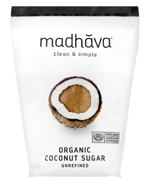 매드하바 Medhava 유기농/Non-GMO 무정제 생 코코넛 설탕 1.36kg