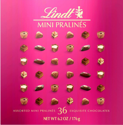 린트 Lindt 미니 프랄린 기프트 박스 36pc (176g)