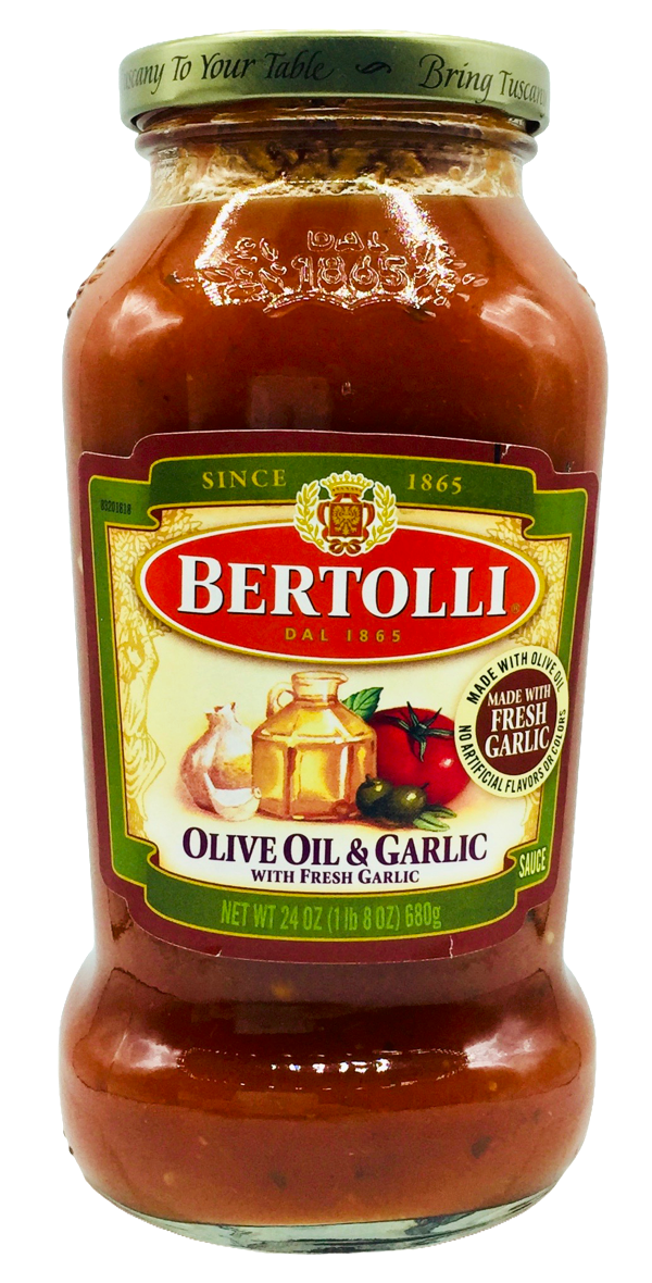 베르톨리 Bertolli 올리브 오일 & 갈릭 토마토 소스 680g 3병 (2.04kg)