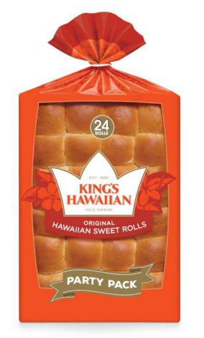 킹스하와이안 King's Hawaiian 오리지널 스위트 롤 24pc (680g)