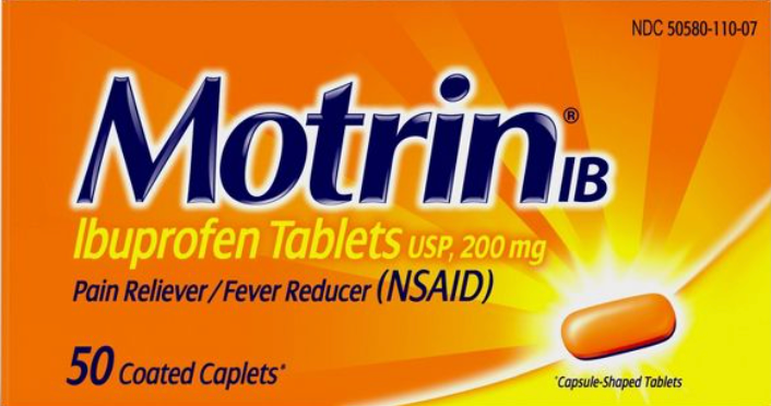 모트린 Motrin 아이부프로펜 200mg 50정