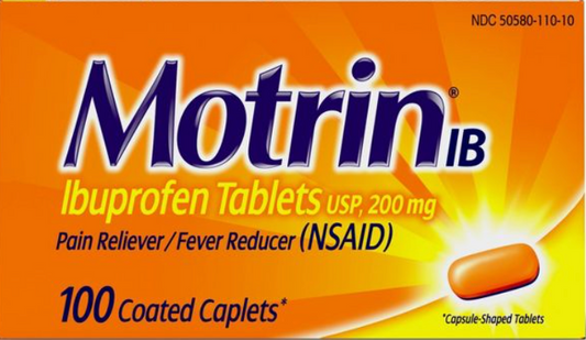 모트린 Motrin 아이부프로펜 200mg 100정