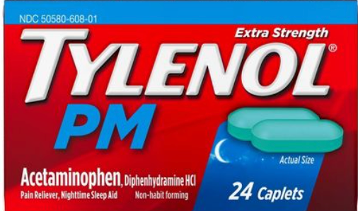 타이레놀 Tylenol PM 아세트아미노펜 500mg + 수면유도 24정