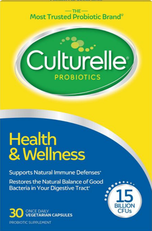 컬처렐 Culturelle 헬스 & 웰니스 유산균 150억 CFU 30정