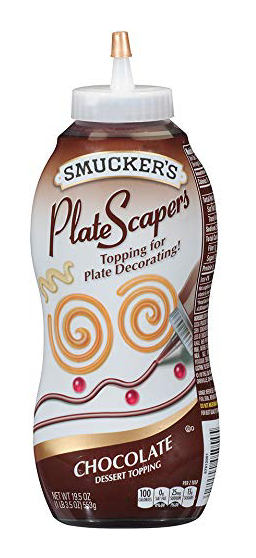 스머커 Smucker's 플레이트 스크레이퍼 (접시 장식) 초콜렛 553g