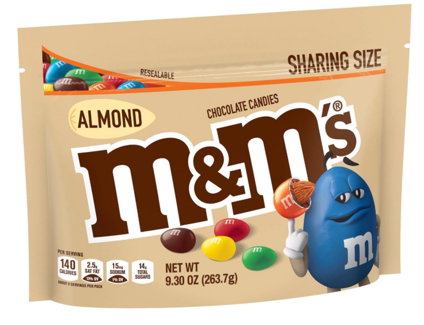 마스 Mars M&M's 아몬드 엠앤엠 263g