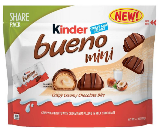 킨더부에노 Kinder Bueno 헤이즐넛크림 미니 웨하스 개별포장 162g