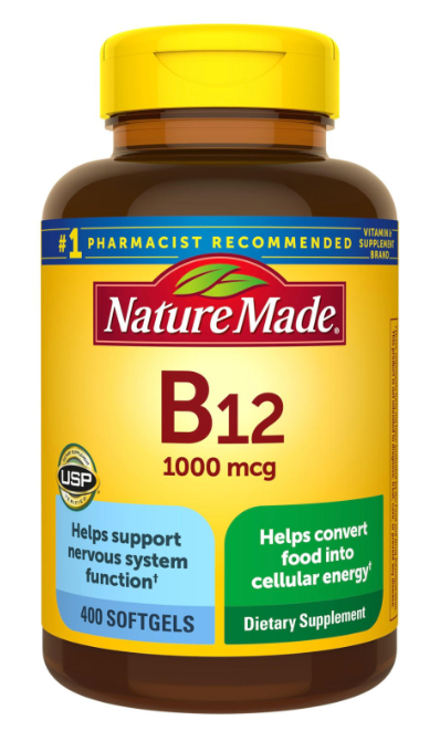 네이처메이드 Nature Made 비타민 B12 1000mcg 400 액정