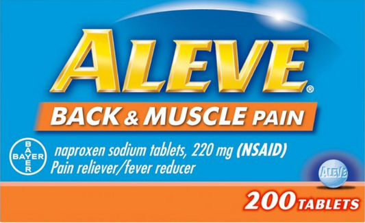 바이엘 Bayer 알레브 나프록센나트륨 220mg 요통 & 근육통 200정