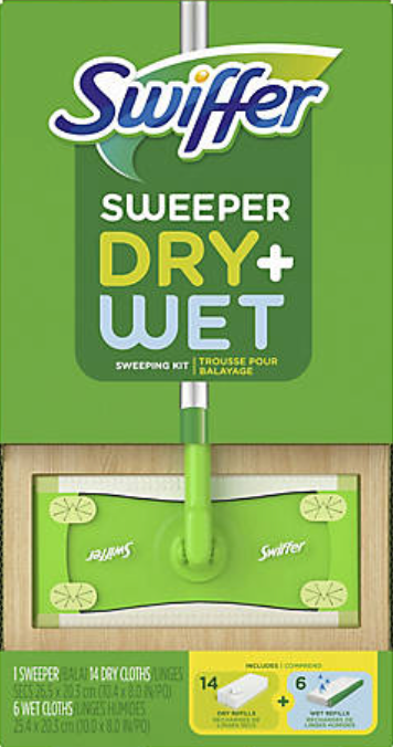 스위퍼 Swiffer 스타터 키트 with 스위핑 클로스 20매
