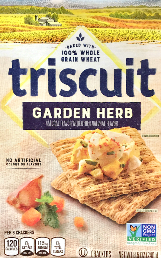 나비스코 Nabisco Non-GMO 트리스킷 가든 허브 통곡물 크래커 240g