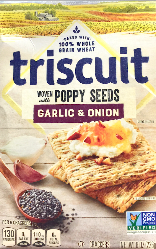 나비스코 Nabisco Non-GMO 트리스킷 갈릭 & 어니언 통곡물 크래커 226g